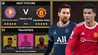 DLS 22  Manchester United vs South American Allstars  Final  Dream League Soccer 2022 Gameplay [upl. by Zel]