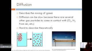 Section 5Effusion Diffusion and Real Gases [upl. by Terrell]