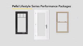 How to Choose Your Pella Lifestyle Series Window or Door Performance Package [upl. by Kcirdes]