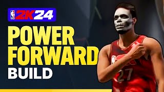 BEST POWER FORWARD BUILD in 2K24 [upl. by Ahsaercal]