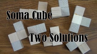 Soma Cube Two Solutions [upl. by Levina]