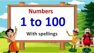 1 to 100 spellings1 to 100 in English1 to 100 number1 to 100 spelling songone tohundred spelling [upl. by Rikahs]