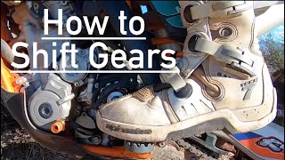 How to Shift Gears Like A Pro First Time Dirt Bike Riding Tips [upl. by Aivil]