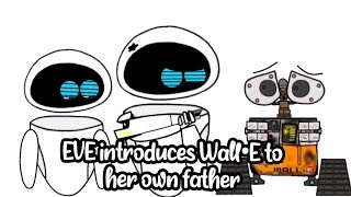 EVE introduces WallE to her own father  Animation Video  WallE AUOC  Original [upl. by Ayikin]