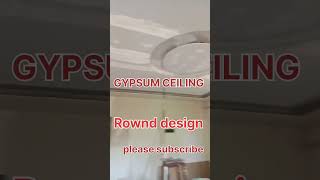 Gypsum  false ceiling gypsum design  Rownd design yt [upl. by Kraft525]