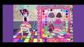 my little pony dress up twilight sparkle game for kids [upl. by Marius]