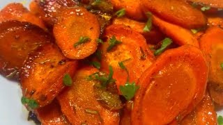 Easy Stovetop Honey Glazed Carrots Recipe  How To Make Honey Glazed Carrots  HomeFood LIFE [upl. by Dnarud]