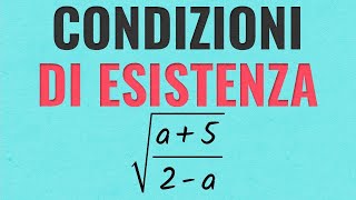 RADICALI  Condizioni di Esistenza  Come si trovano [upl. by Arec]