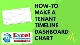 Howto Make a Tenant Timeline Excel Dashboard Chart [upl. by Eiznekcm28]