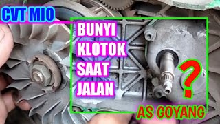 CVT MIO BUNYI KLOTOK KLOTOK SAAT JALAN [upl. by Yrelav]