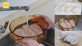 How to Boil Chicken Breast  Juicy and Tender Chicken Breast  Darlenes Kitchen SG [upl. by Heid]