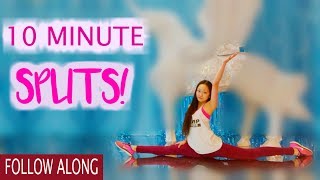 How to do a SPLIT WITHOUT PAIN FOLLOW ALONG [upl. by Alvinia]