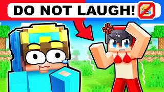 DO NOT LAUGH in Minecraft [upl. by Adehsor]