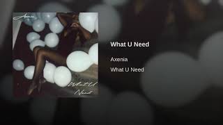 Axenia  What U Need Audio [upl. by Aknahs]