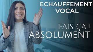 LÉchauffement vocal COMPLET ce que vous devez ABSOLUMENT faire [upl. by Katrinka]