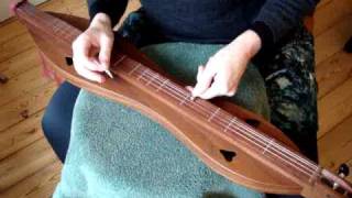 Traditional mountain dulcimer BEGINNER5 Sugar Hillpart two [upl. by Russel]