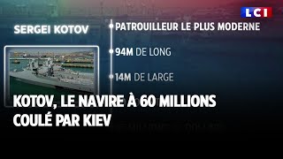 Kotov le navire à 60 millions coulé par Kiev [upl. by Ydnak]