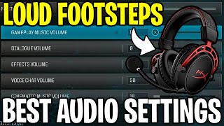 BEST Audio Settings for Modern Warfare 3 Loud footsteps in MW3 [upl. by Ire]