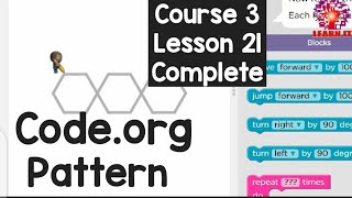 Codeorg lesson 21course 3 patternCodeorg lesson 21codeorg tutorial for begginers [upl. by Anahir966]