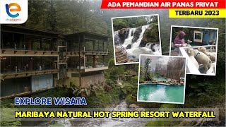 MARIBAYA NATURAL HOT SPRING RESORT WATER FALL LEMBANG  BANDUNG  PRIVAT POOL MARIBAYA [upl. by Gnil]