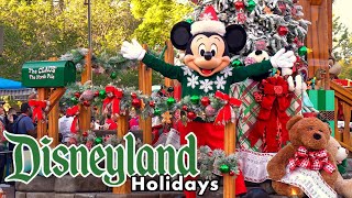 A Christmas Fantasy Parade 2022 at Disneyland  Full Show 4K POV [upl. by Wilmott946]