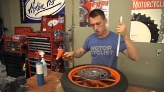 Changing Your Own Motorcycle Tires  Five Tips [upl. by Jeniece]