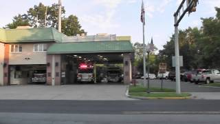 Hillsdale Fire Department Responding in HD [upl. by Hannus415]