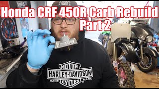 Honda CRF Carburetor Rebuild Part 2 Reassembly [upl. by Dyana518]