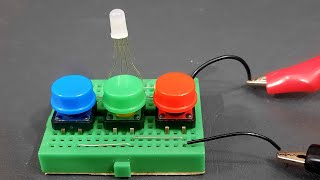 Control RGB LED using three Switches [upl. by Cassius]