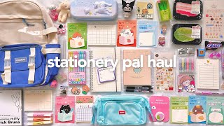 stationery pal haul 🍧🍡 unboxing aesthetic pens cute notebooks highlighters  more [upl. by Ahsilaf]