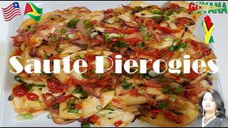 How To Make Saute Pierogies with Butter and Onions [upl. by Santa]