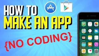 How to Create an App Without Coding Mobile Game App Developing [upl. by Persas]