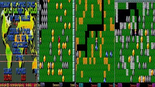 AMIGA Through The Chaos Caves 16 By Old Miller BoulderDash EM052 Boulder Dash EMERALD MINES NET WEB [upl. by Dorry388]