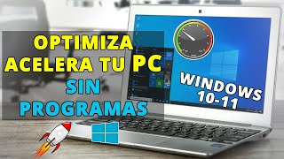 Optimiza Acelera tu PC sin Programas Windows 1011 [upl. by Karlen]