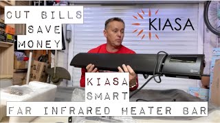 Kiasa Smart Far Infrared Heater Bar Is This The Most Efficient Way To Heat A House Install amp Test [upl. by Alysa]