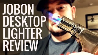 Jobon Triple Butane Torch Desktop Lighter Review [upl. by Ococ]