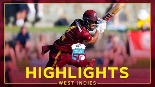 Highlights  West Indies v England  Shai Hope Strikes 68 But Visitors Win  2nd CG United ODI [upl. by Stokes]