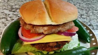 📕HAMBURGUESAS DE PAVO SALUDABLES comidasaludable [upl. by Hinze166]