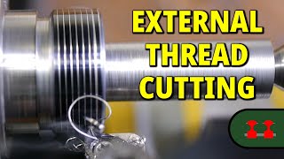 Cutting an External Thread on the Proxxon PD 250e Lathe [upl. by Orsini]