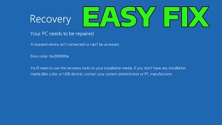 How To Fix Error Code 0xc000000e in Windows 11 [upl. by Nnaynaffit]