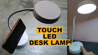 Rechargeable LED Touch Desk Lamp Under 500  Study Lamp Under 500 [upl. by Aynwat825]