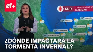 Clima Hoy en México del 15 de Noviembre de 2024 con Raquel Méndez Primera Tormenta Invernal [upl. by Aivatco734]