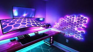 DIY RGB Lighting for your Gaming Setup 🌈  How to make [upl. by Minne759]