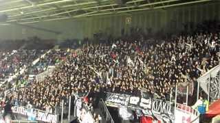 Ultras  fans PAOK during match  Alkmaar AZ Alkmaar  PAOK Thessaloniki [upl. by Eiramadnil437]