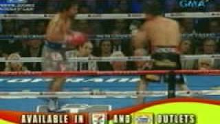 Pacquiao vs Marquez 4 Knockout 6th Round 120812 [upl. by Karol]