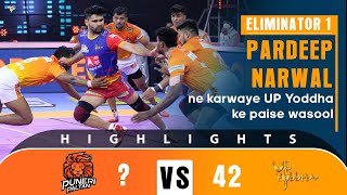 Pro Kabaddi League 8 Highlights Eliminator 1  Puneri Paltan vs UP Yoddha [upl. by Frohman702]