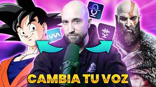 MODULADORES DE VOZ a tiempo real con IA en 2024 🎙️ TEST 5 Cambiadores de VOZ gratis GamerStreamer [upl. by Streeto]