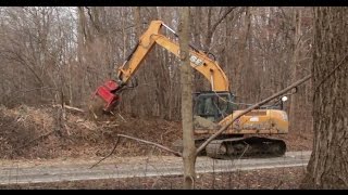 Fecon Excavator Forestry Mulcher Line [upl. by Aiduan]