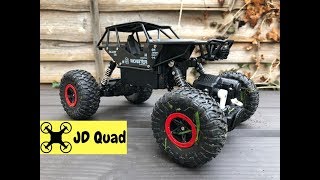 SZJJX RC Rock Crawler Climber 4x4 Car Test Video Review [upl. by Aerda]