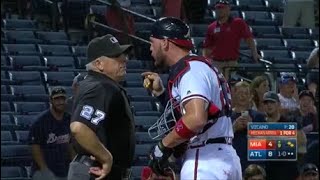 MLB Catchers Standing Up for Their Pitchers [upl. by Aiekan142]